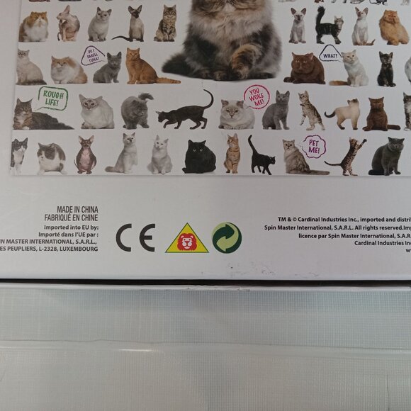 The Hair Raising Fluffy Cat Puzzle with Speech Bubbles and Cats 300 Pieces - Picture 8 of 8